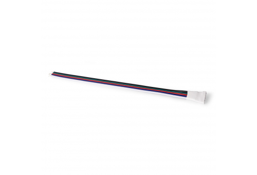 Avide LED Strip 12-24V female connector solderless RGB+W-5 wire 12mm/150mm (10 pcs bag)