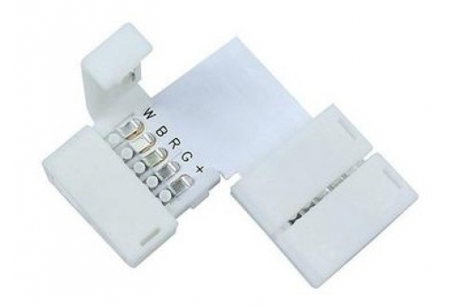 Avide LED Strip 12-24V L corner solderless RGB+W-5 wire 10mm (10 pcs bag)