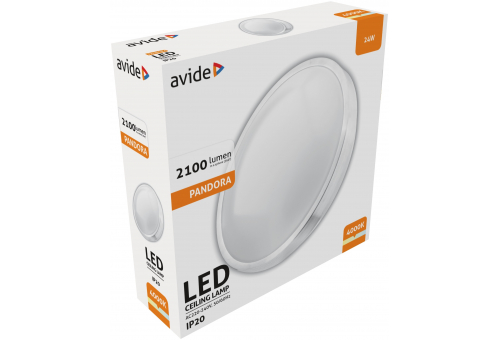 LED Deckenleuchte Pandora (Alu) 24W 380*110mm NW