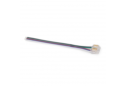 Avide C-LED Strip 12-24V connector solderless RGB+W-5 wire 12mm/100mm (10 pcs bag)
