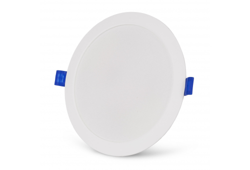 Avide LED Ceiling Lamp Recessed Panel Round Plastic 12W NW 4000K