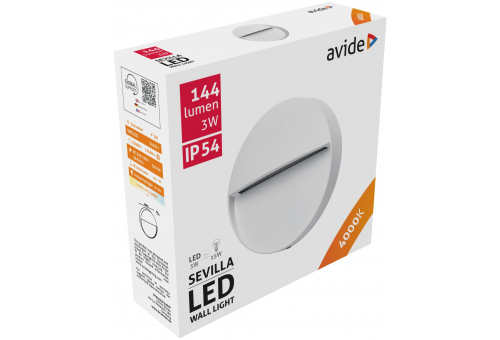 Außen-Treppenleuchte Sevilla LED 3W NW IP54 11cm