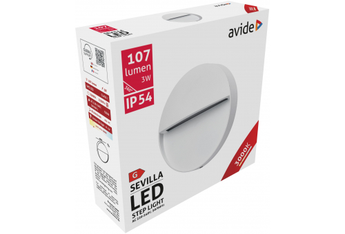 Außen-Treppenleuchte Sevilla LED 3W WW IP54 11cm