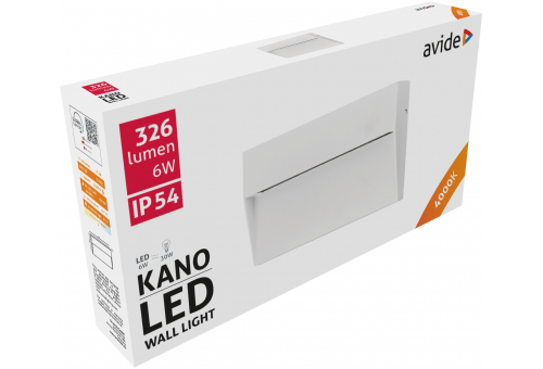 Außen-Treppenleuchte Kano LED 6W NW IP54 18cm